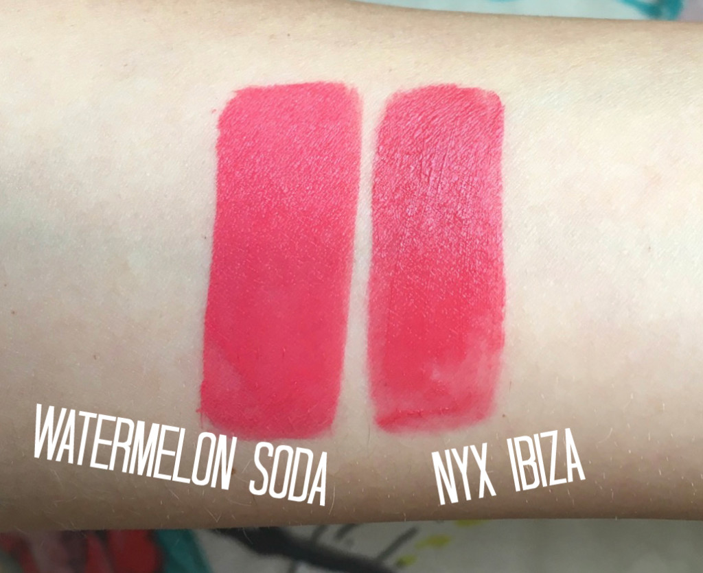 Jeffree Star Watermelon Soda Velour Liquid Lipstick Dupes