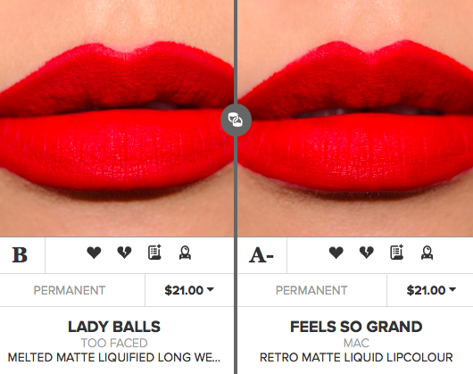 Too Faced Lady Balls Melted Matte Liquid Lipstick Dupes