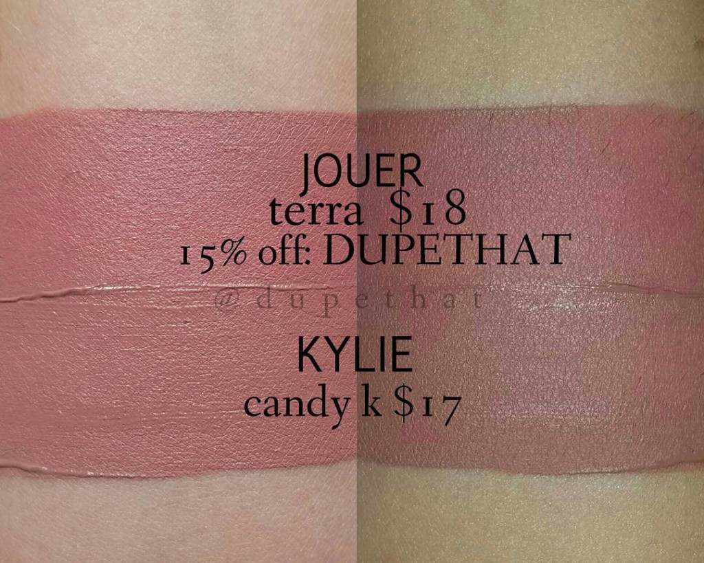 Kylie Cosmetics Candy K Liquid Lipstick Dupes