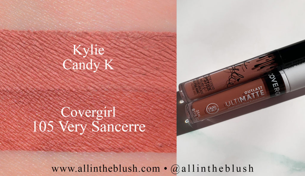 Kylie Cosmetics Candy K Liquid Lipstick Dupes
