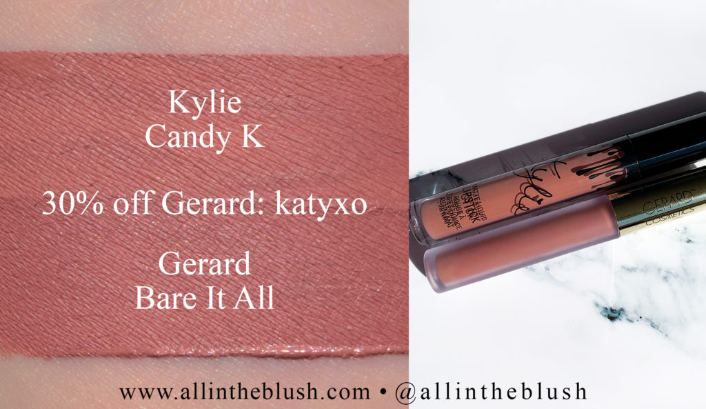 Kylie Cosmetics Candy K Liquid Lipstick Dupes