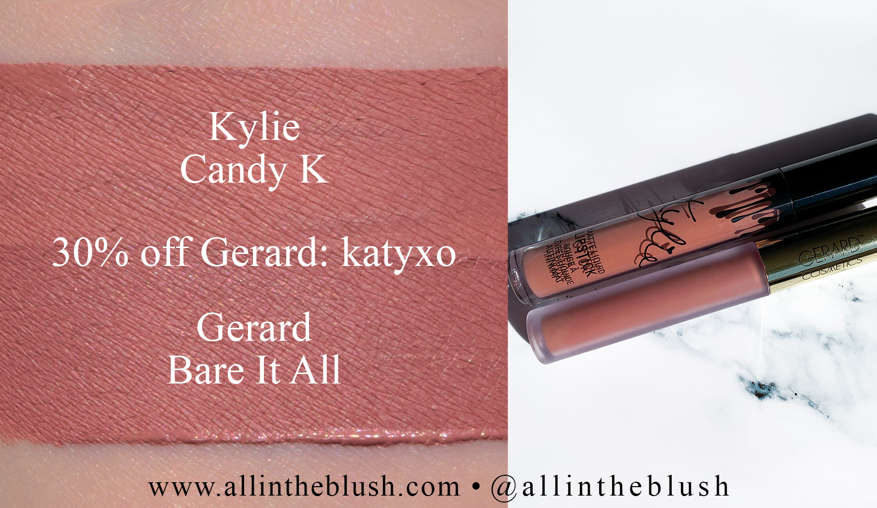 Alle Kylie jenner lipstick candy aufgelistet