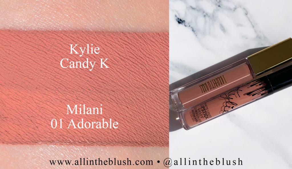 Kylie Cosmetics Candy K Liquid Lipstick Dupes