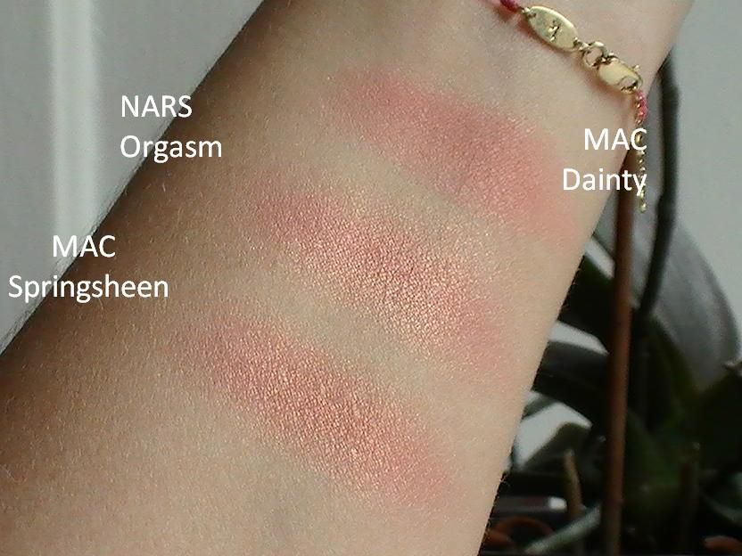 NARS Cosmetics Orgasm Blush Dupes