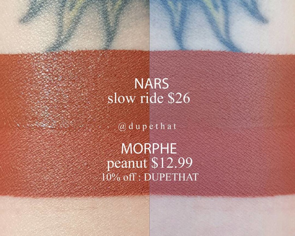 NARS Slow Ride Powermatte Lip Pigment Cruelty-Free Dupes