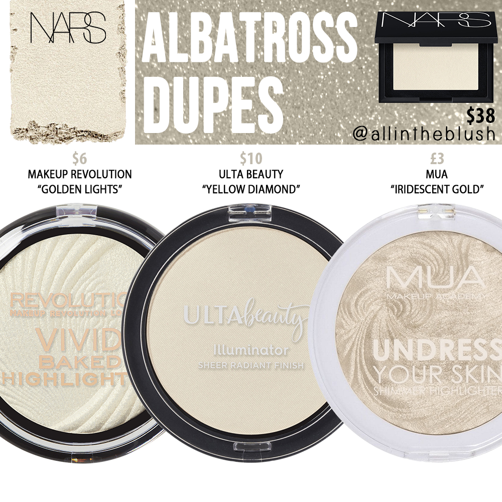 NARS Cosmetics Albatross Highlighting Powder Dupes