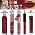 Kylie Cosmetics Gorg Mini Matte Liquid Lipstick Dupes
