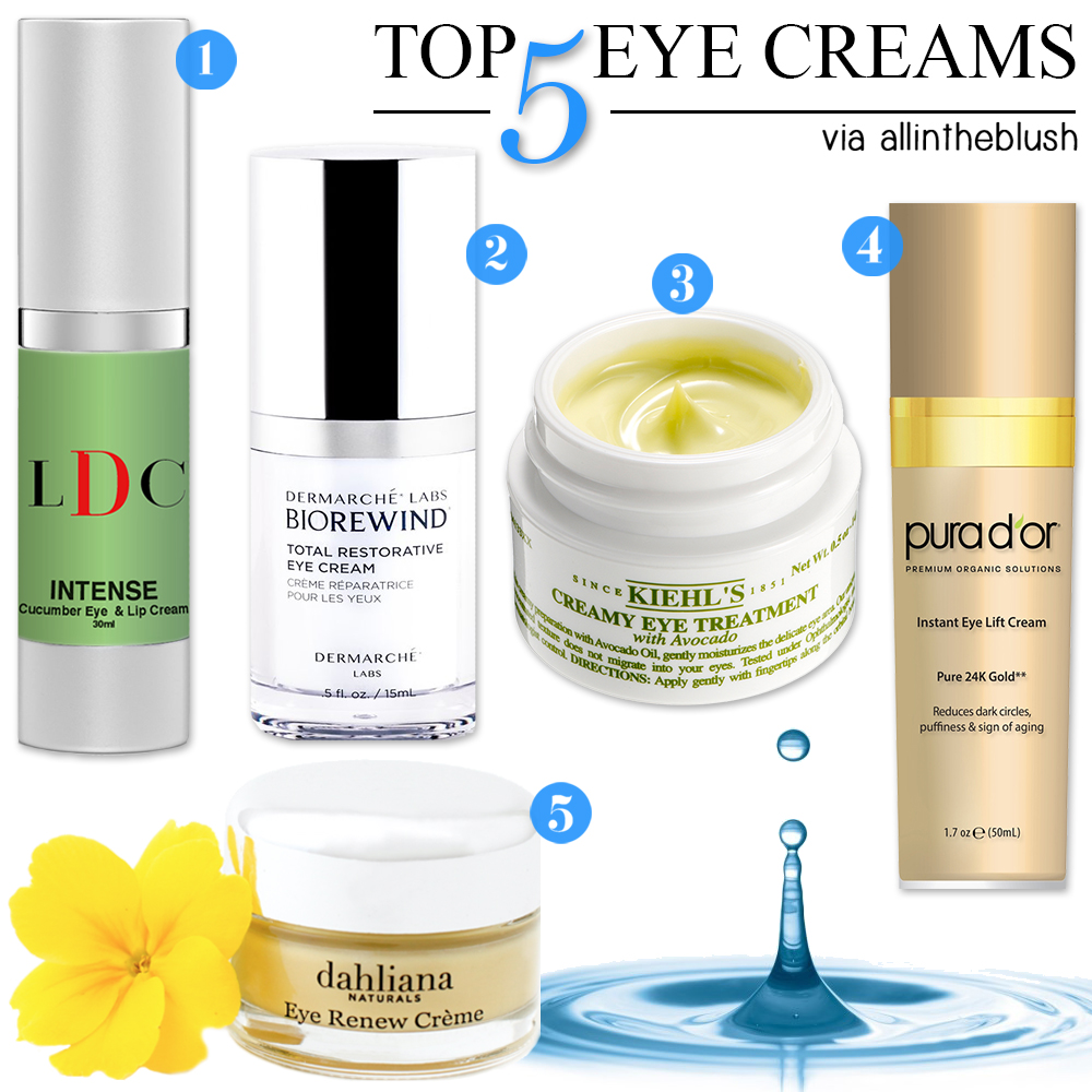 My Top 5 Eye Creams for 2017 - All In The Blush
