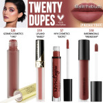 Kylie Cosmetics Twenty Liquid Lipstick Prediction Dupes