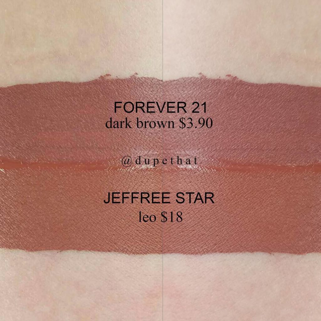 Jeffree Star Leo Velour Liquid Lipstick Dupes