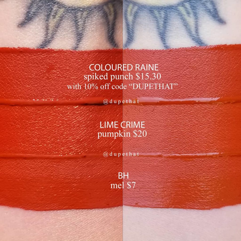 Too Faced Gingerbread Man Melted Matte Liquid Lipstick Dupes