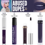 Jeffree Star Abused Velour Liquid Lipstick Dupes