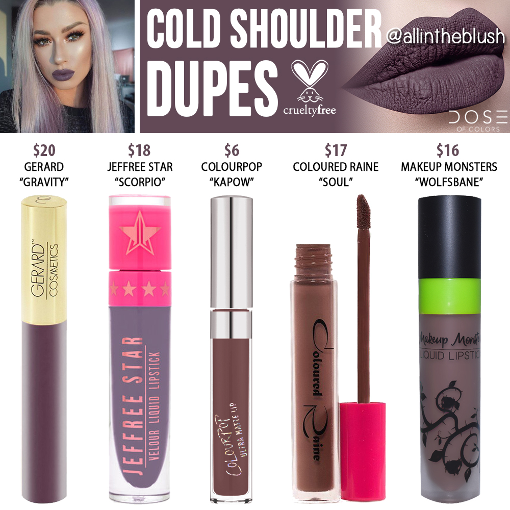 Dose of Colors Cold Shoulder Liquid Lipstick Dupes » All In The Blush