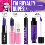 Jeffree Star I'm Royalty Velour Liquid Lipstick Dupes
