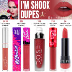 Jeffree Star I’m Shook Velour Liquid Lipstick Dupes