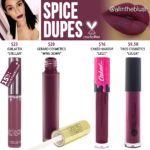 Kylie Cosmetics Spice Liquid Lipstick Dupes