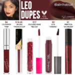 Kylie Cosmetics Leo Liquid Lipstick Dupes