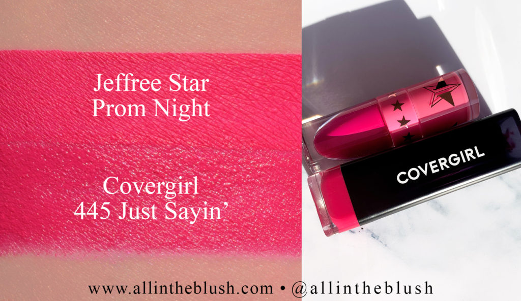 Jeffree Star Prom Night Velour Liquid Lipstick Dupes