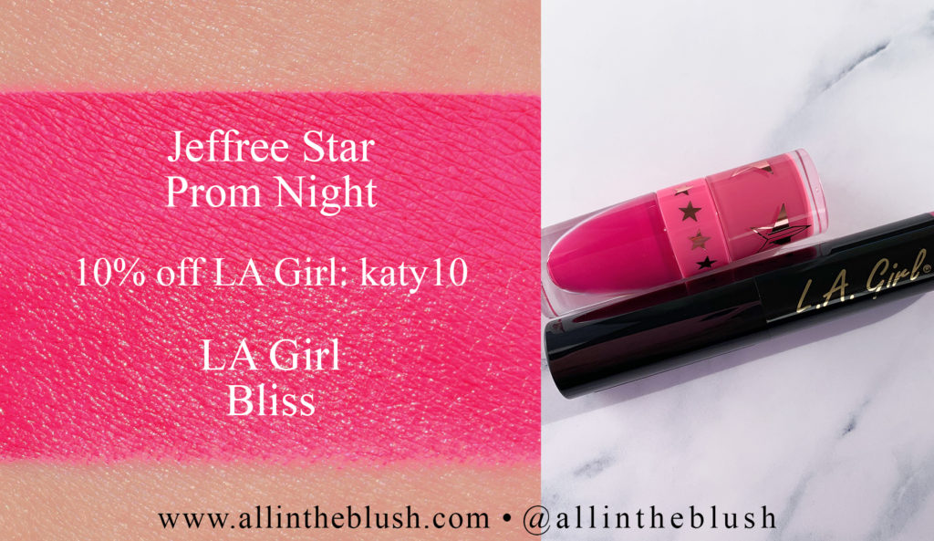 Jeffree Star Prom Night Velour Liquid Lipstick Dupes