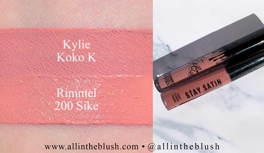 Kylie Cosmetics Koko K Liquid Lipstick Dupes
