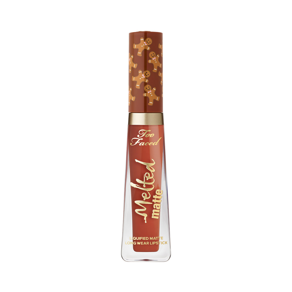Too Faced Gingerbread Man Melted Matte Liquid Lipstick Dupes