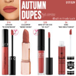 Kylie Cosmetics Autumn Liquid Lipstick Dupes