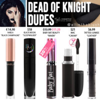knight dead dupes kylie cosmetics lipstick liquid