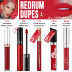 Jeffree Star Redrum Velour Liquid Lipstick Dupes