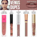 Huda Beauty Venus Liquid Matte Lipstick Dupes