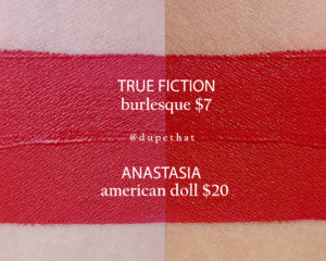 Jeffree Star Redrum Velour Liquid Lipstick Dupes