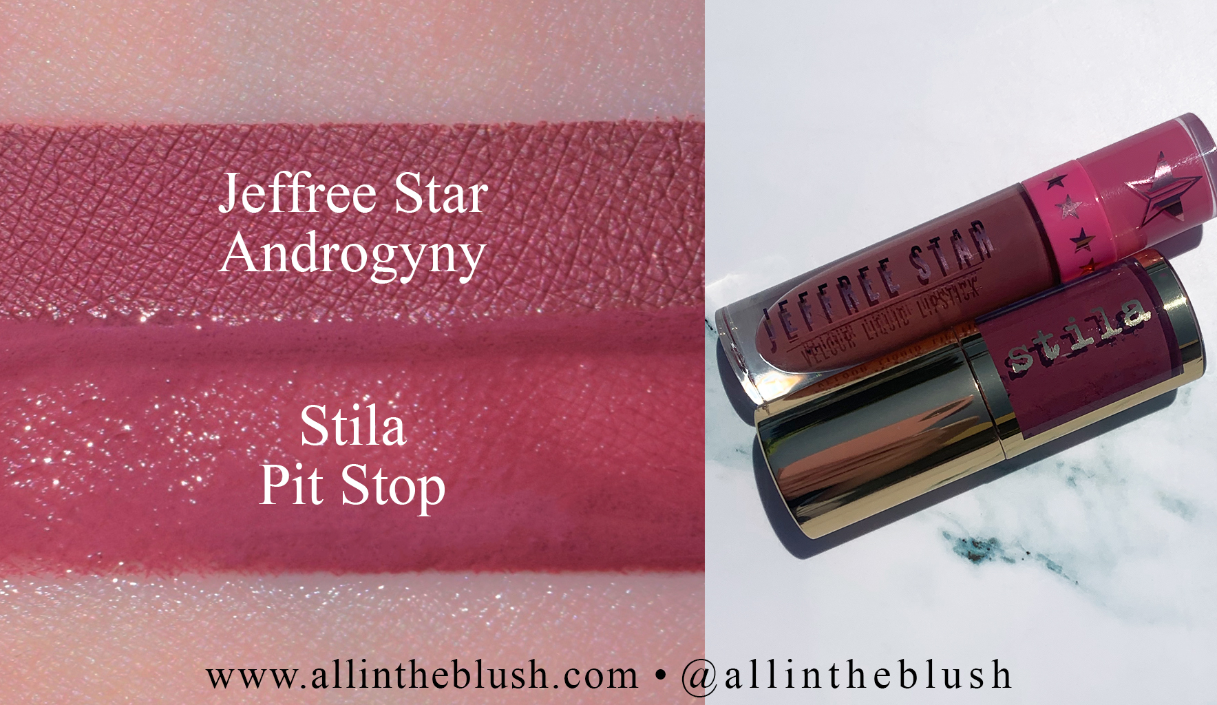 Jeffree Star Androgyny Velour Liquid Lipstick Dupes.