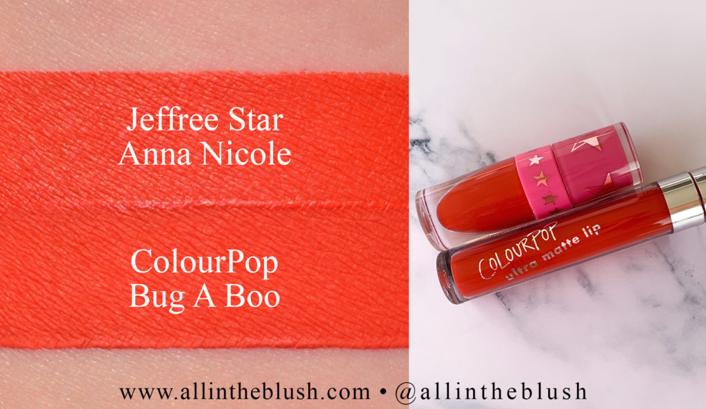 Jeffree Star Anna Nicole Velour Liquid Lipstick Dupes