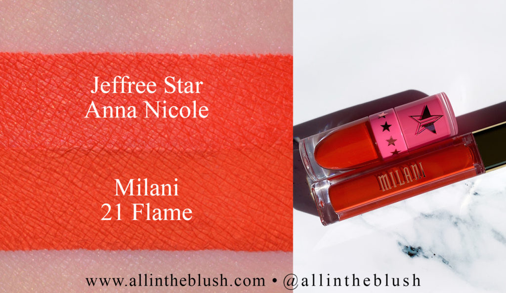 Jeffree Star Anna Nicole Velour Liquid Lipstick Dupes