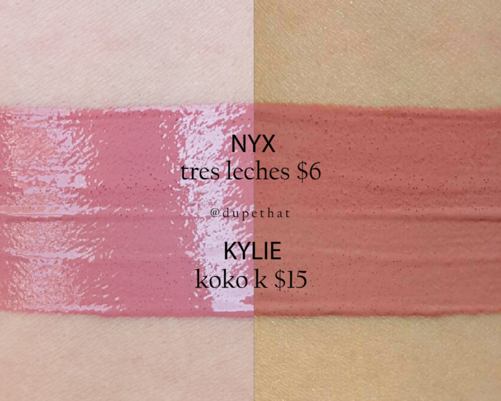 Kylie Cosmetics Koko K Lip Gloss Dupes