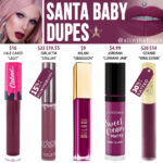 Jeffree Star Santa Baby Velour Liquid Lipstick Dupes