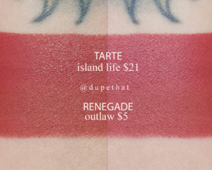 Fenty Beauty 'Spanked' Mattemoiselle Plush Matte Lipstick Dupes