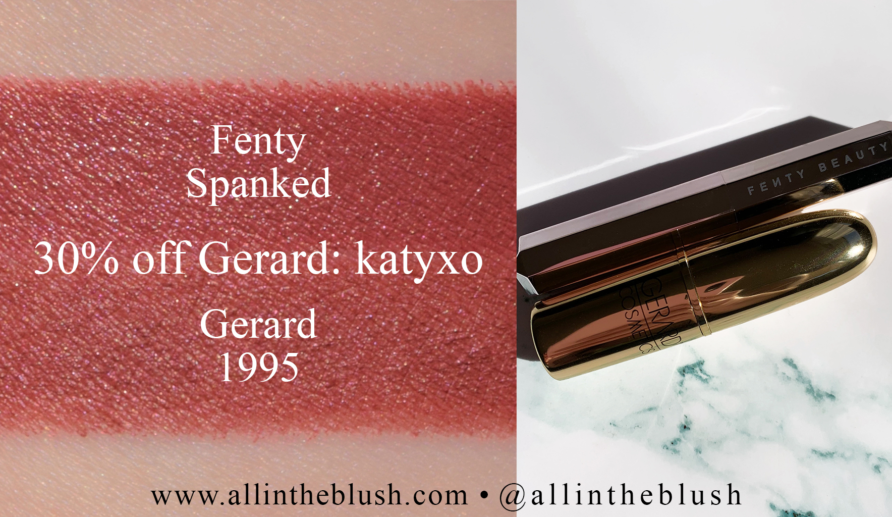 kompas tvetydig Lang Fenty Beauty Spanked Mattemoiselle Plush Matte Lipstick Dupes - All In The  Blush