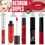 Jeffree Star Redrum Velour Liquid Lipstick Dupes ($10 & Under)