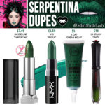 Lime Crime Serpentine Unicorn Lipstick Dupes