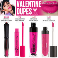dupes valentine kylie lipstick cosmetics liquid