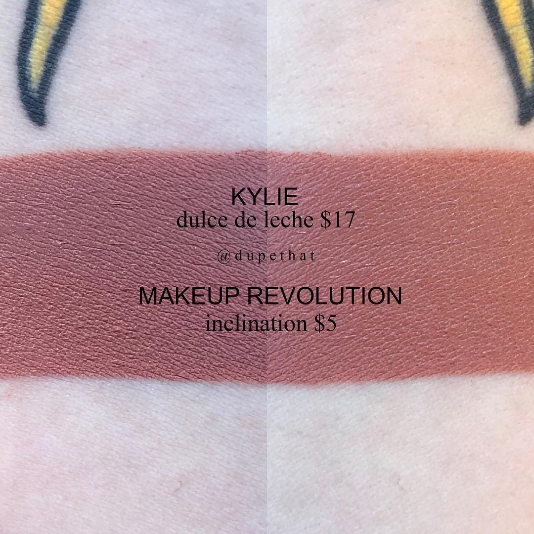 Kylie Cosmetics Dulce de Leche Silver Series Lipstick Dupes - All In The Blush1080 x 1080