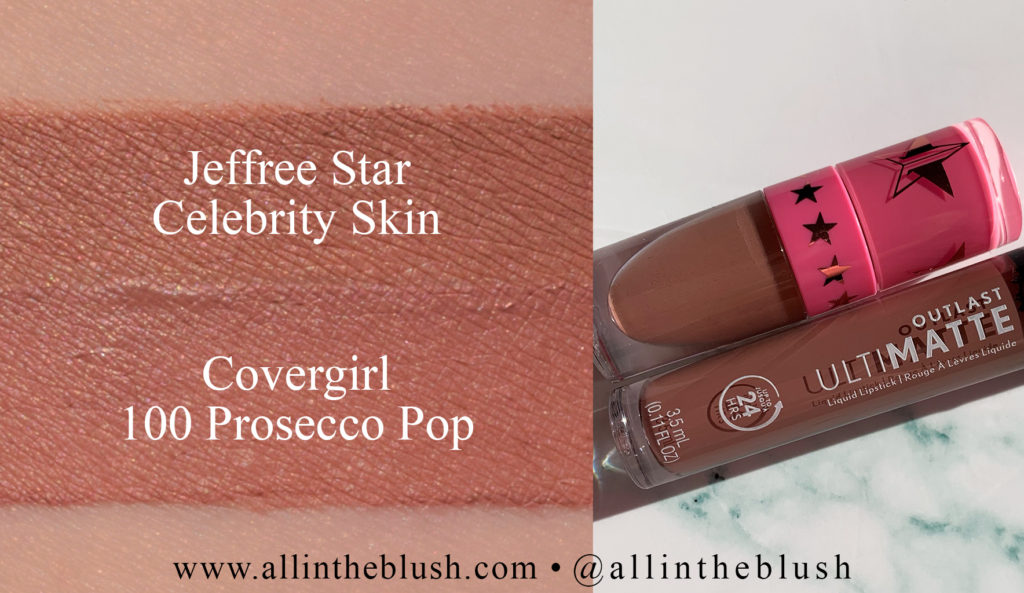 Jeffree Star Celebrity Skin Velour Liquid Lipstick Dupes