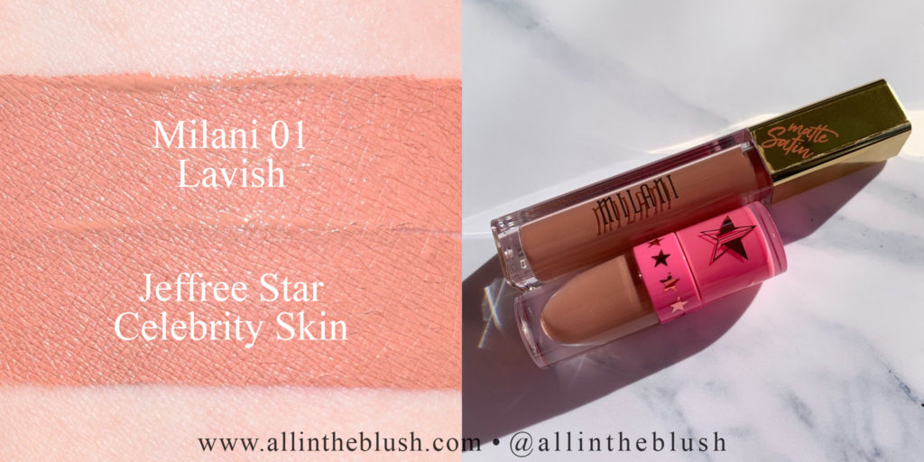 Jeffree Star Celebrity Skin Velour Liquid Lipstick Dupes