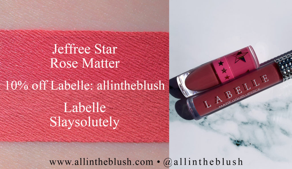 Jeffree Star Rose Matter Velour Liquid Lipstick Dupes