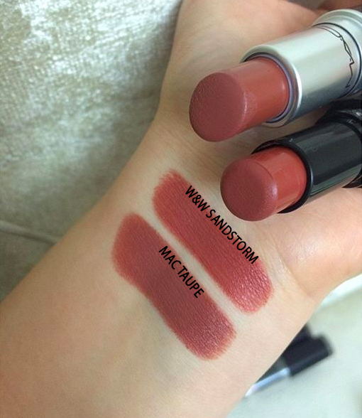 MAC Taupe Lipstick Dupes