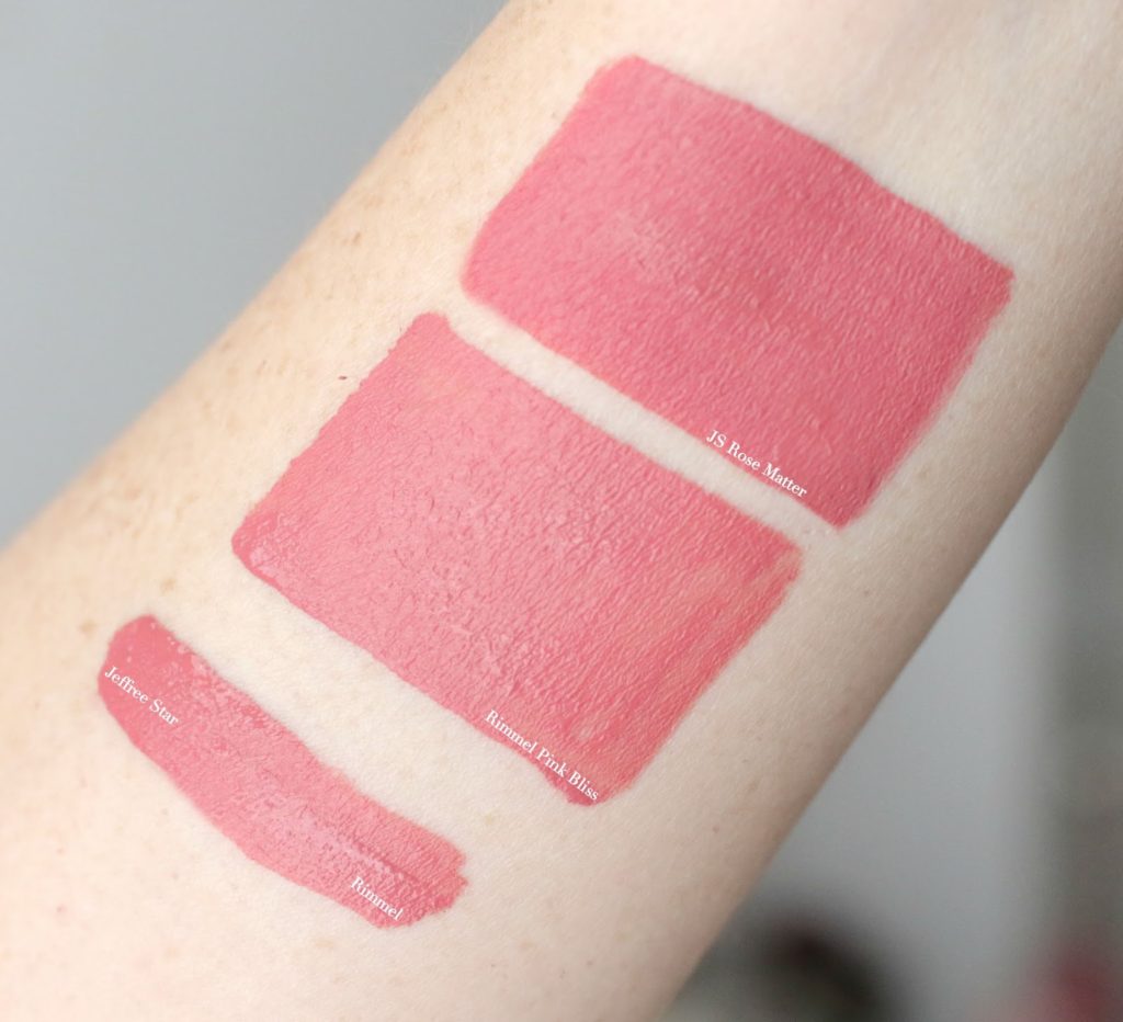 Jeffree Star Rose Matter Velour Liquid Lipstick Dupes