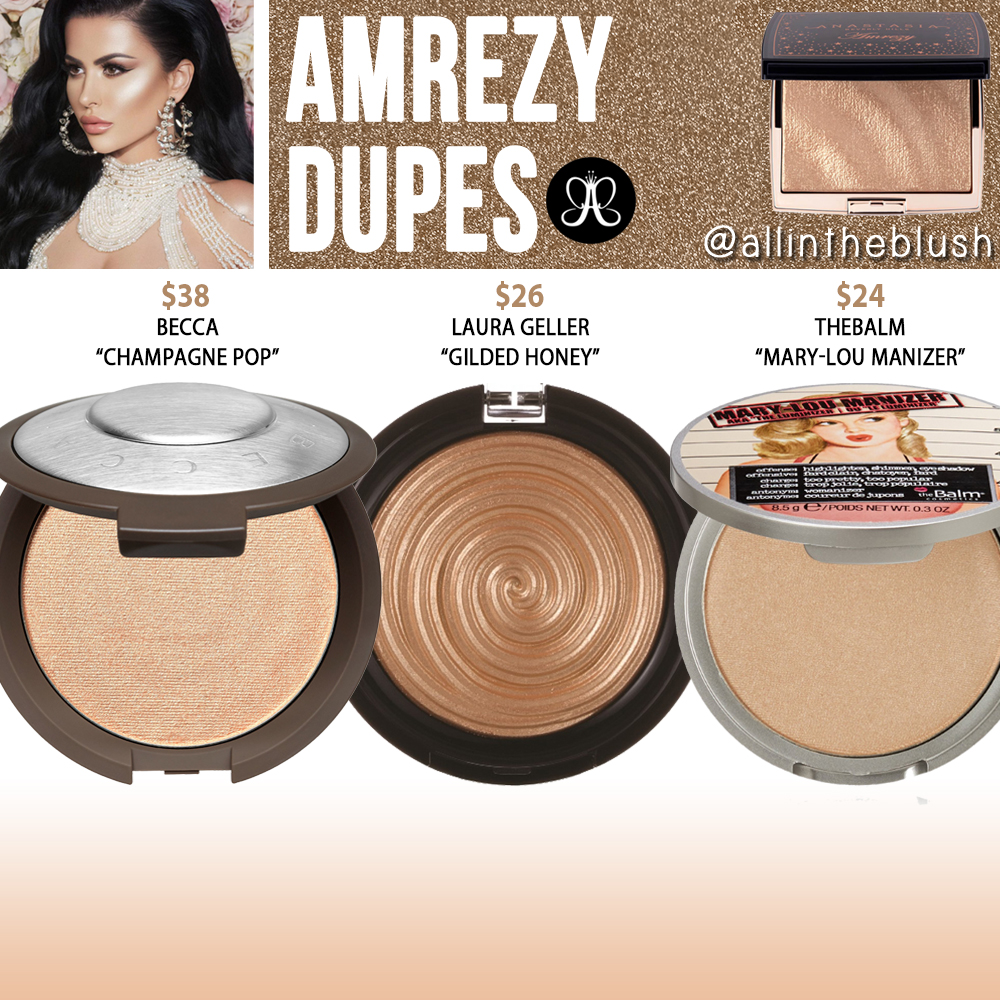 Anastasia Beverly Hills Amrezy Highlighter Dupes Part II