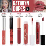 Anastasia Beverly Hills Kathryn Liquid Lipstick Dupes