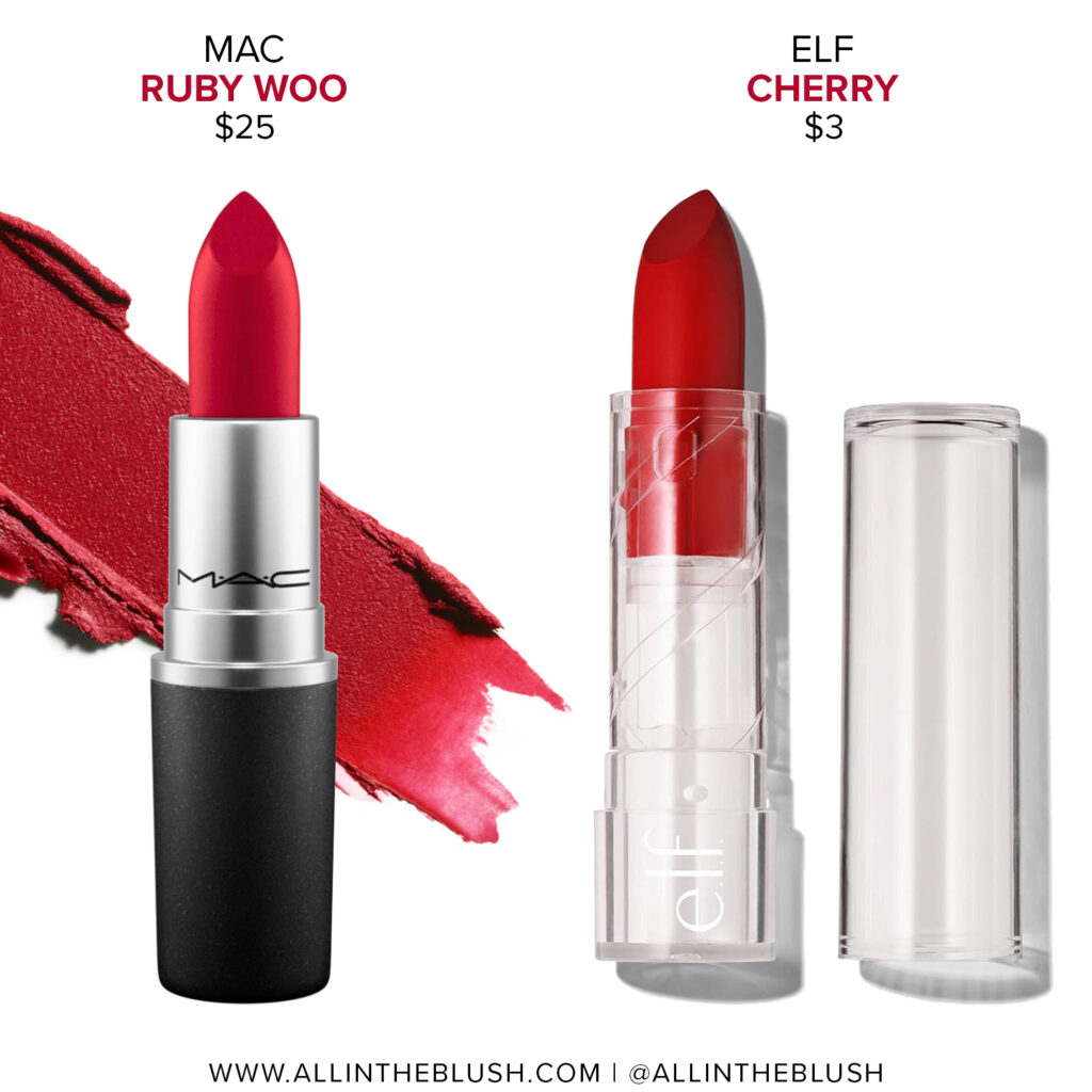 MAC Ruby Woo Lipstick Dupes