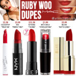 MAC Ruby Woo Lipstick Dupes